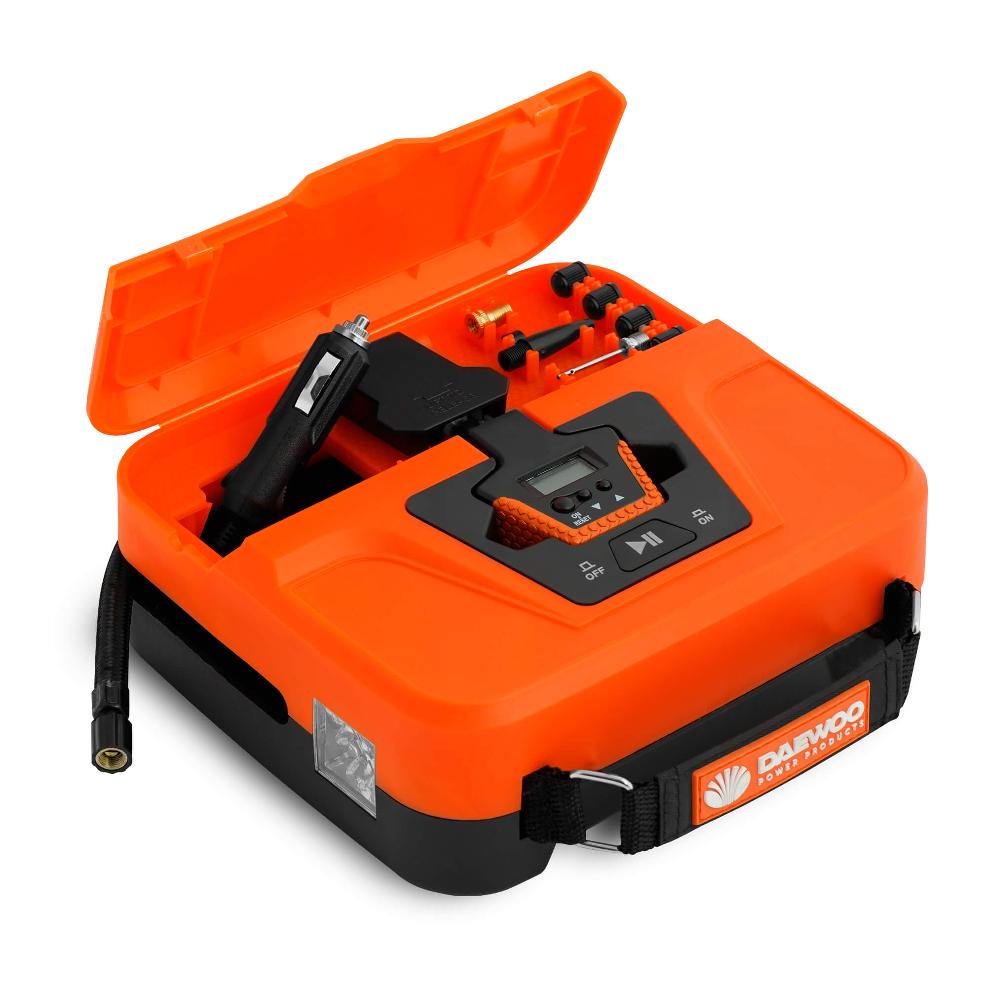 Автомобильный компрессор DAEWOO DW 40L купить по цене 4&nbsp;690 ₽ в интернет магазине ТЕХСАД