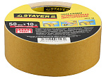 STAYER 50 мм х 10 м, основа тканевая, двусторонняя клейкая лента (скотч) 1217-10 купить по цене 360 ₽ в интернет магазине ТЕХСАД