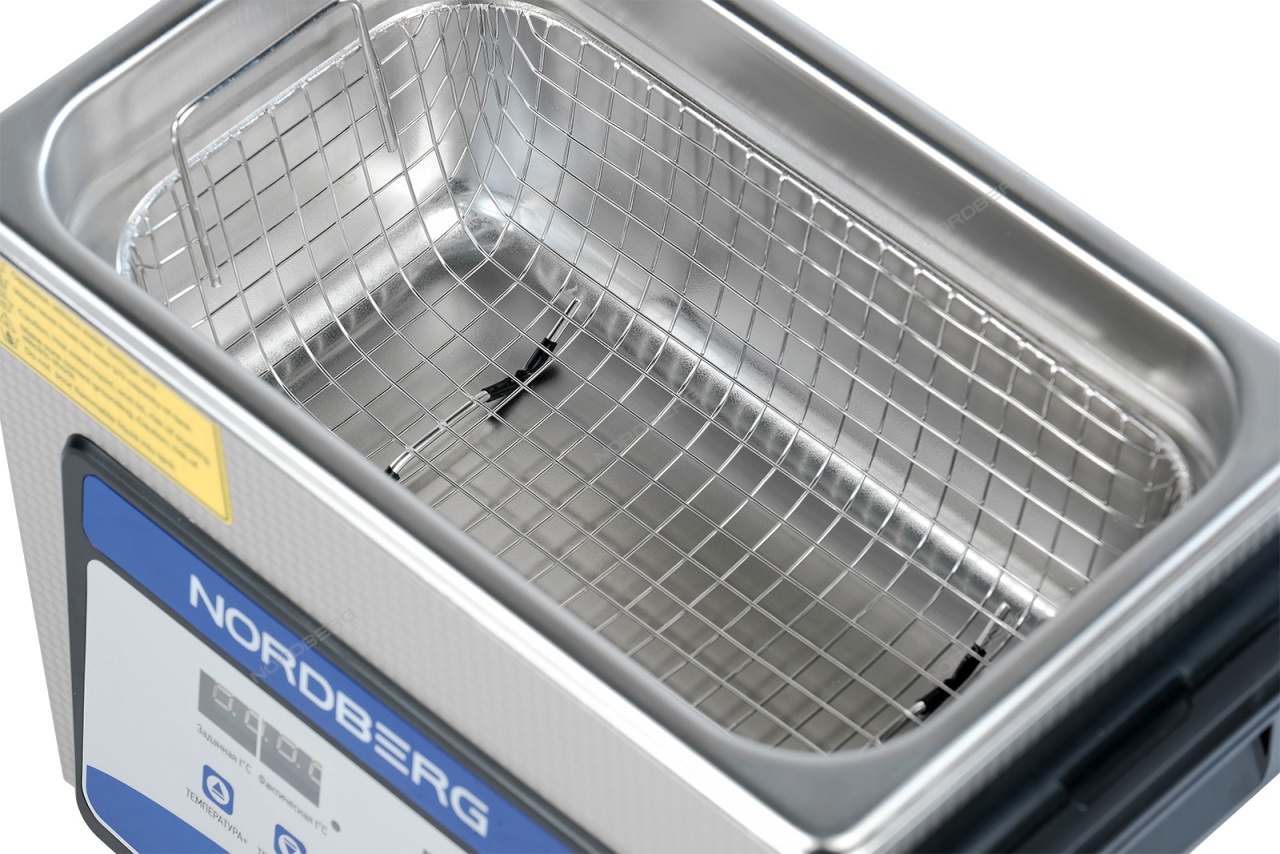 Ванна ультразвуковая с цифровым управлением и подогревом, 3,2 л NORDBERG NU32D купить по цене 14&nbsp;243 ₽ в интернет магазине ТЕХСАД