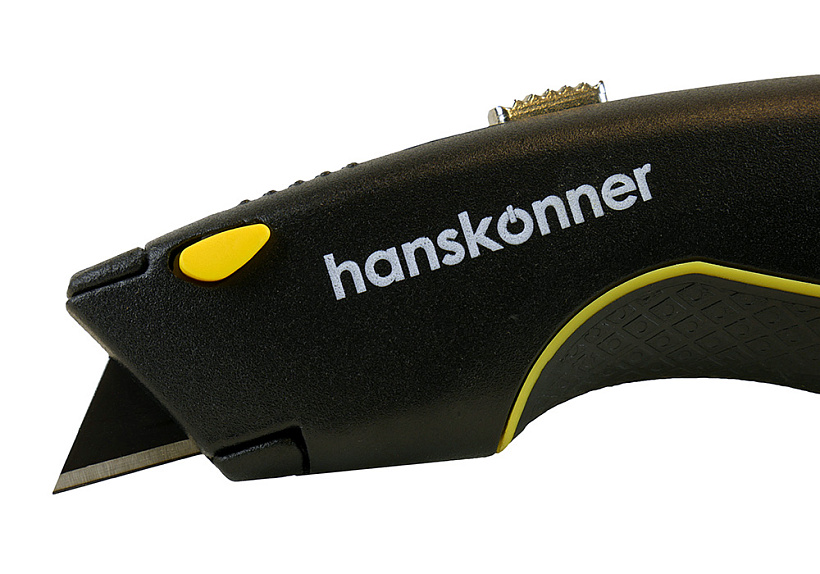 Нож Hanskonner HK1076-01-P2 с трапециавидными лезвиями купить по цене 570 ₽ в интернет магазине ТЕХСАД