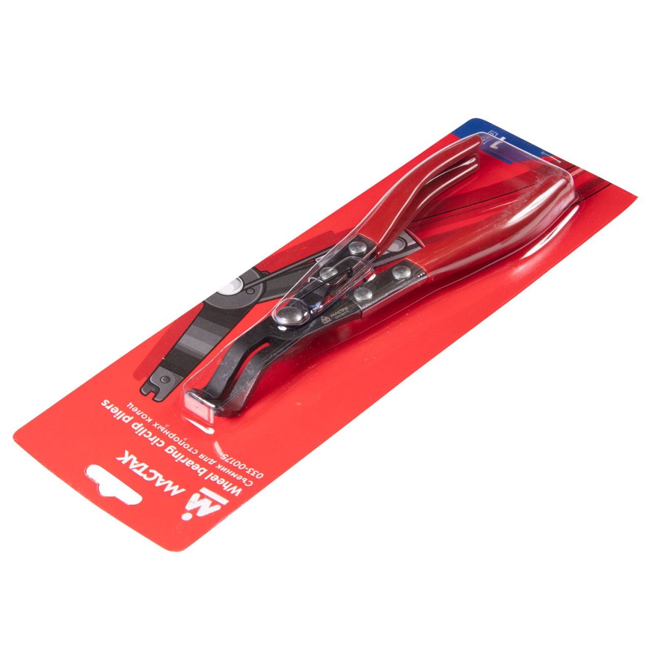 Съемник для стопорных колец 175 мм, без проушин, сжатие МАСТАК 033-00175 купить по цене 2&nbsp;970 ₽ в интернет магазине ТЕХСАД