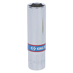 Головка торцевая глубокая шестигранная 3/8'', 13 мм KING TONY 323513M купить по цене 280 ₽ в интернет магазине ТЕХСАД