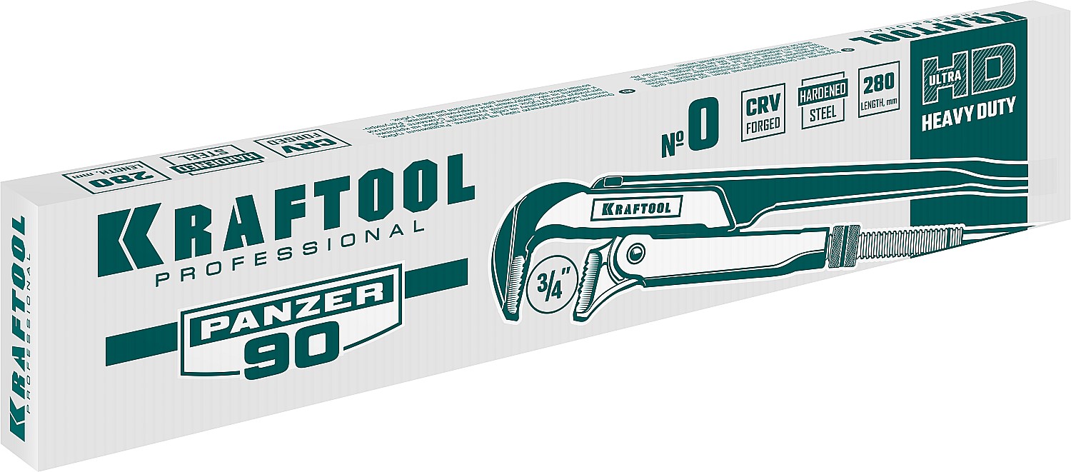 KRAFTOOL №0, прямые губки, ключ трубный PANZER-90 2734-05_z02 купить по цене 1&nbsp;170 ₽ в интернет магазине ТЕХСАД