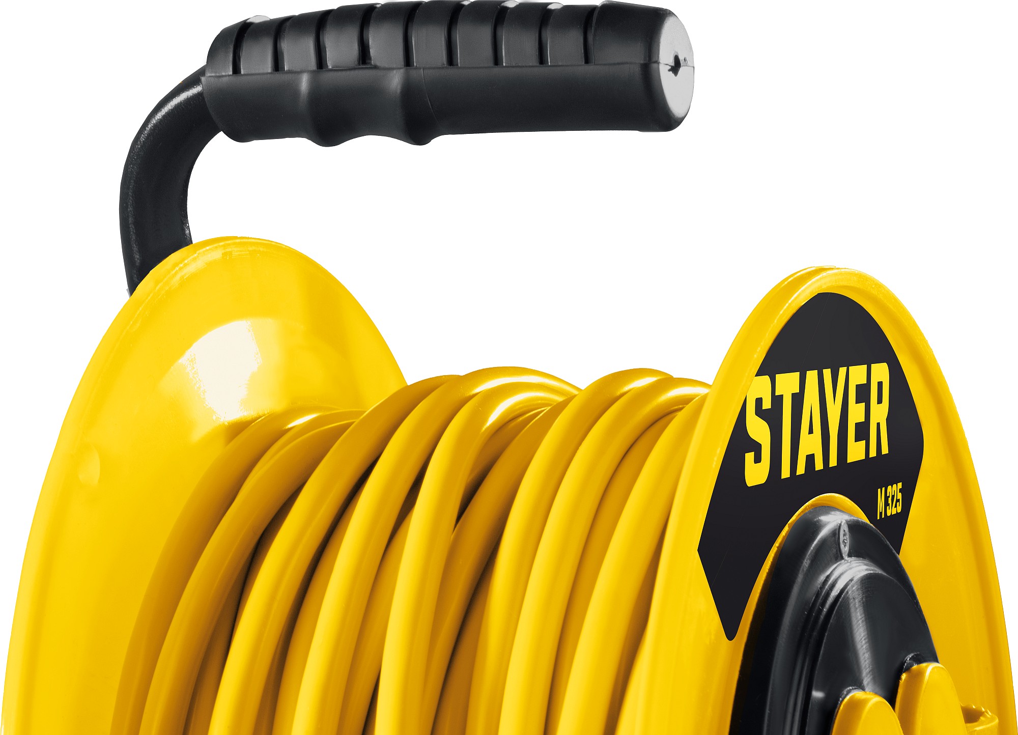 STAYER 30 м, 4000 Вт, ПВС 3х2.5, силовой удлинитель на катушке M 325 55064-30 купить по цене 4&nbsp;400 ₽ в интернет магазине ТЕХСАД