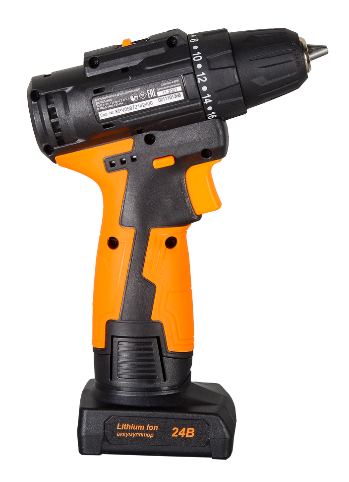 Дрель-шуруповерт аккумуляторная ДА-24Л-2К/Б (2,0 А/ч) (бесщеточный двигатель) Вихрь купить по цене 10&nbsp;690 ₽ в интернет магазине ТЕХСАД
