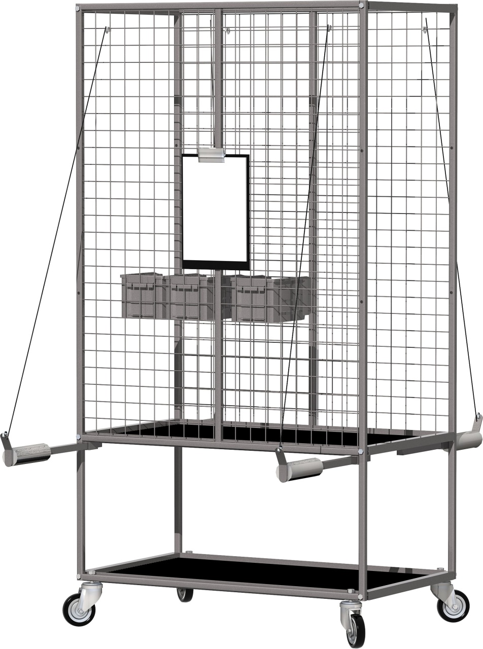 Тележка арматурная, серая FERRUM 06.101-9007 купить по цене 24&nbsp;663 ₽ в интернет магазине ТЕХСАД