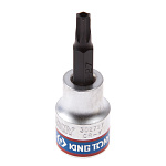 Насадка (бита) торцевая 3/8'', Torx, T27, L = 50 мм, с отверстием KING TONY 302727 купить по цене 200 ₽ в интернет магазине ТЕХСАД