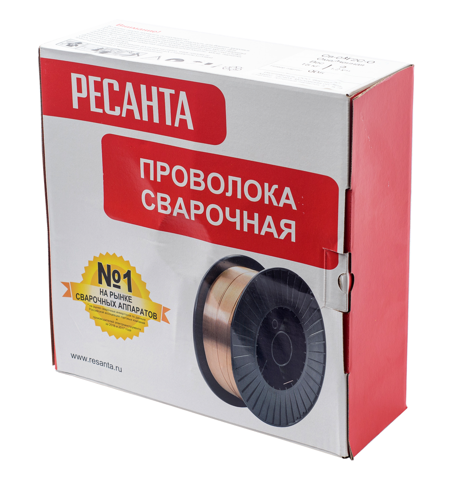 Сварочная проволока Ресанта СВ-08Г2С-О, Ф1,2 мм Катушка 15кг купить по цене 4&nbsp;950 ₽ в интернет магазине ТЕХСАД