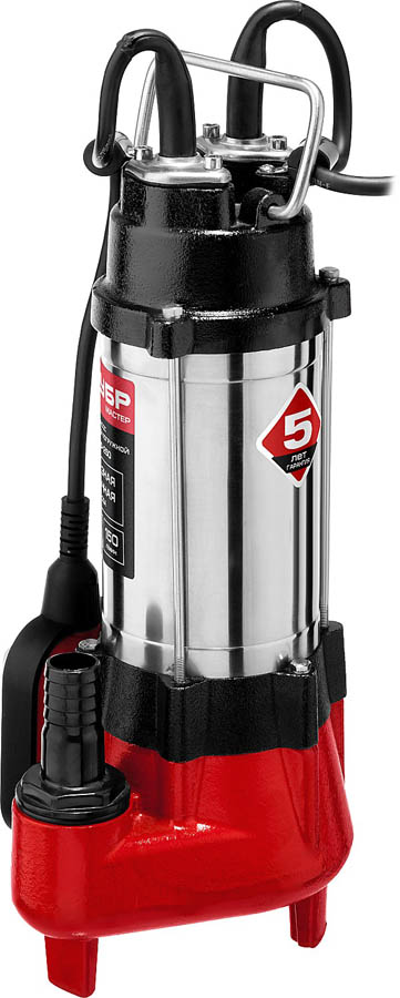ЗУБР 250 Вт, 150 л/мин, насос фекальный погружной для загрязненной воды НПФ-250 купить по цене 9&nbsp;720 ₽ в интернет магазине ТЕХСАД
