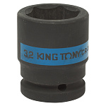 Головка торцевая ударная шестигранная 3/4'', 32 мм KING TONY 653532M купить по цене 1&nbsp;090 ₽ в интернет магазине ТЕХСАД