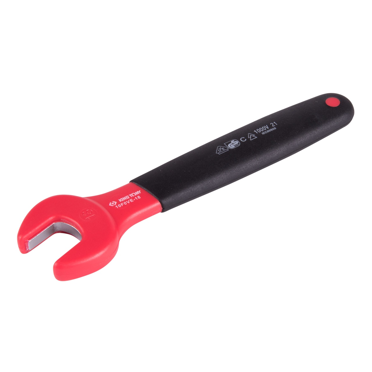 Ключ рожковый диэлектрический 18 мм KING TONY 10F0VE-18 купить по цене 2&nbsp;490 ₽ в интернет магазине ТЕХСАД