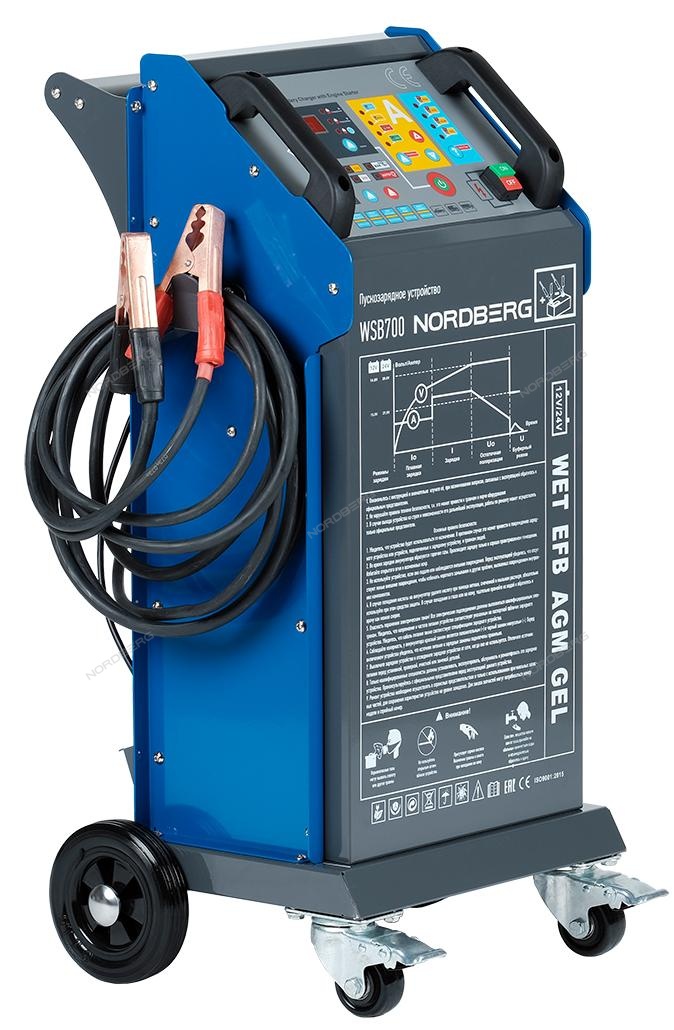 Устройство пуско-зарядное, 700 А NORDBERG WSB700 купить по цене 58&nbsp;832 ₽ в интернет магазине ТЕХСАД