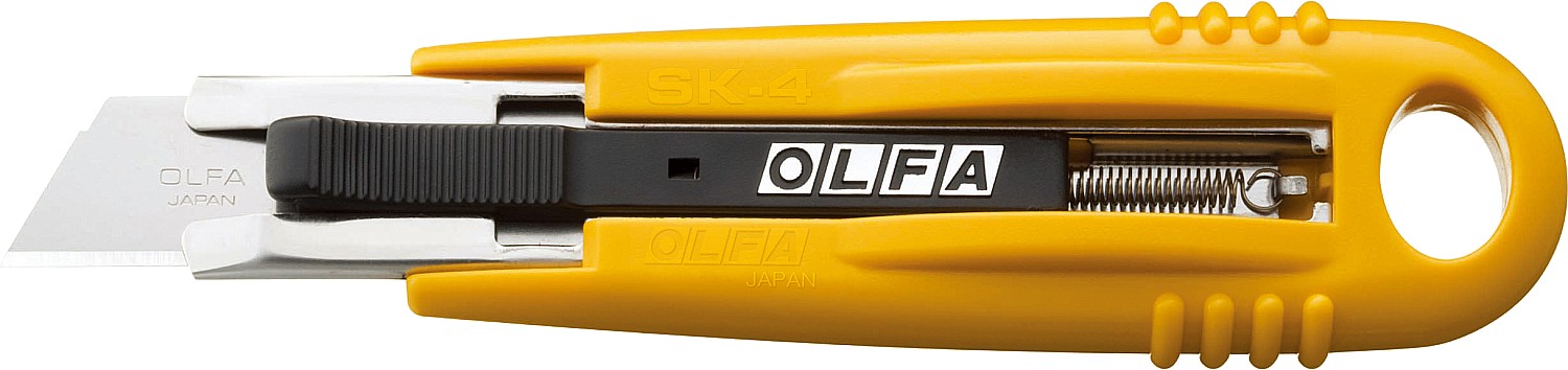 OLFA 17.5 мм, трапециевидное лезвие, механический фиксатор, нож OL-SK-4 купить по цене 1&nbsp;150 ₽ в интернет магазине ТЕХСАД