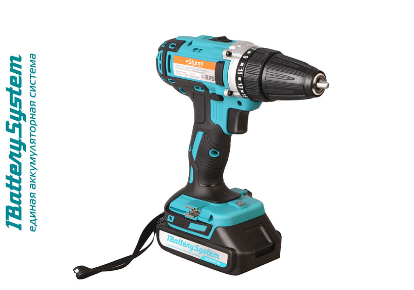 Аккумуляторный шуруповерт Sturm! CD3620 1BatterySystem купить по цене 8&nbsp;890 ₽ в интернет магазине ТЕХСАД