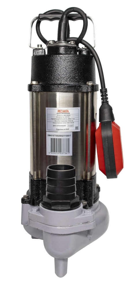 Фекальный насос Ресанта НФ-20000 купить по цене 11&nbsp;790 ₽ в интернет магазине ТЕХСАД