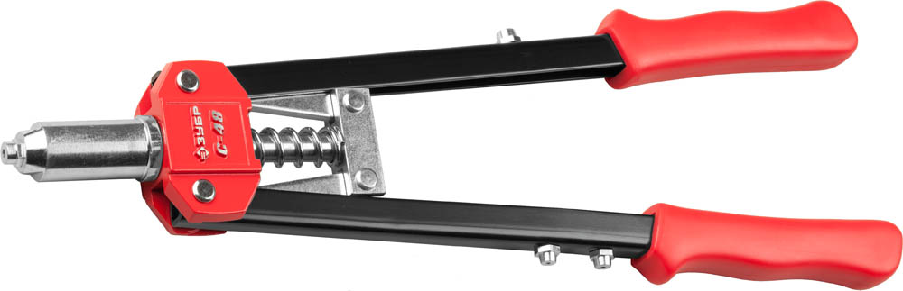 ЗУБР заклепки 2,4-4,8 мм, из алюминия, стали, нерж. стали, усиленный литой корпус, заклепочник двуручный 31198 купить по цене 2&nbsp;350 ₽ в интернет магазине ТЕХСАД