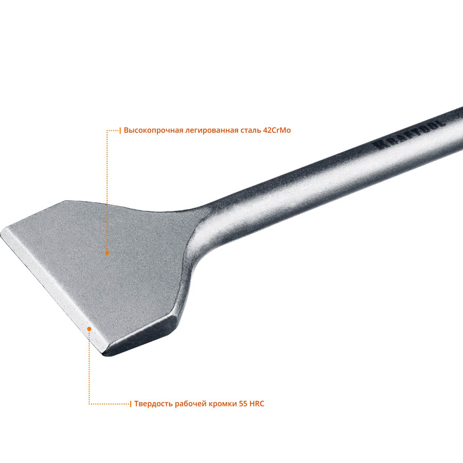 KRAFTOOL 300 мм, SDS-max, лопаточное зубило 29335-80-300_z01 купить по цене 1&nbsp;360 ₽ в интернет магазине ТЕХСАД