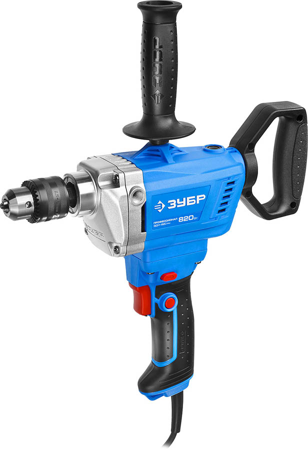 ЗУБР 820 Вт, 0-650 об/мин, дрель-миксер реверсивная ЗДМ-820 РМ Профессионал купить по цене 7&nbsp;060 ₽ в интернет магазине ТЕХСАД