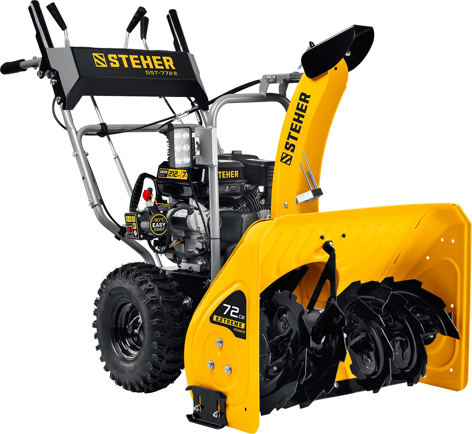 STEHER 72 см, снегоуборщик бензиновый EXTREM GST-772E купить по цене 88&nbsp;260 ₽ в интернет магазине ТЕХСАД