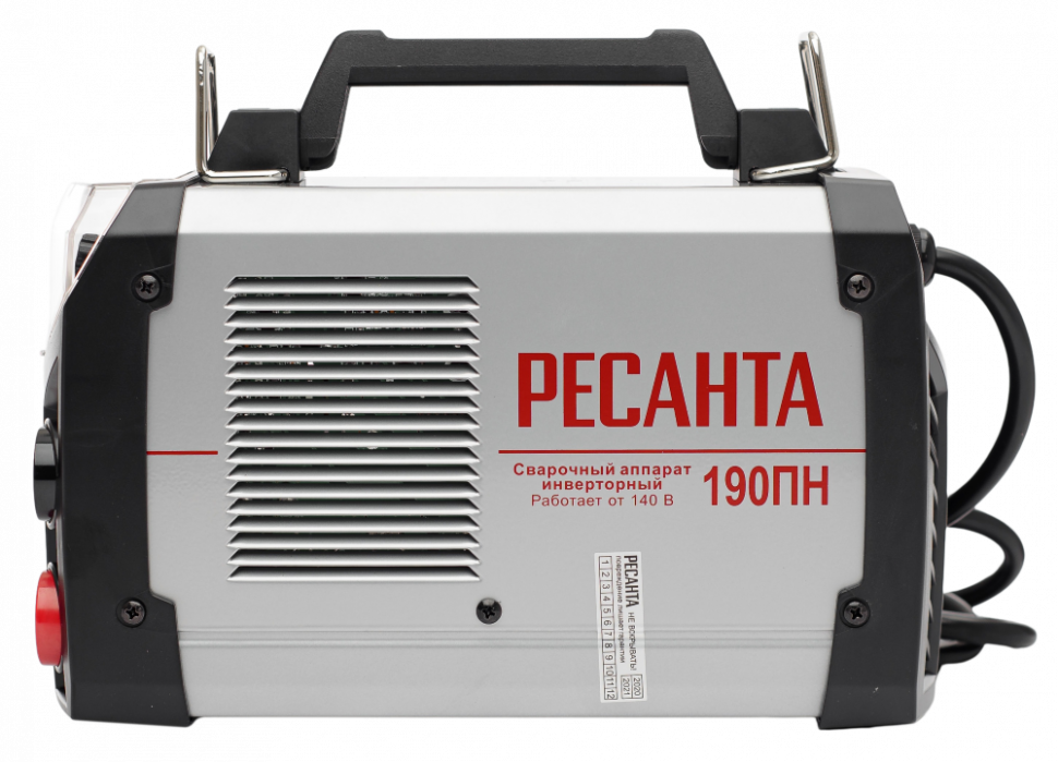 Сварочный аппарат инверторный Ресанта САИ 190 ПН купить по цене 12&nbsp;190 ₽ в интернет магазине ТЕХСАД