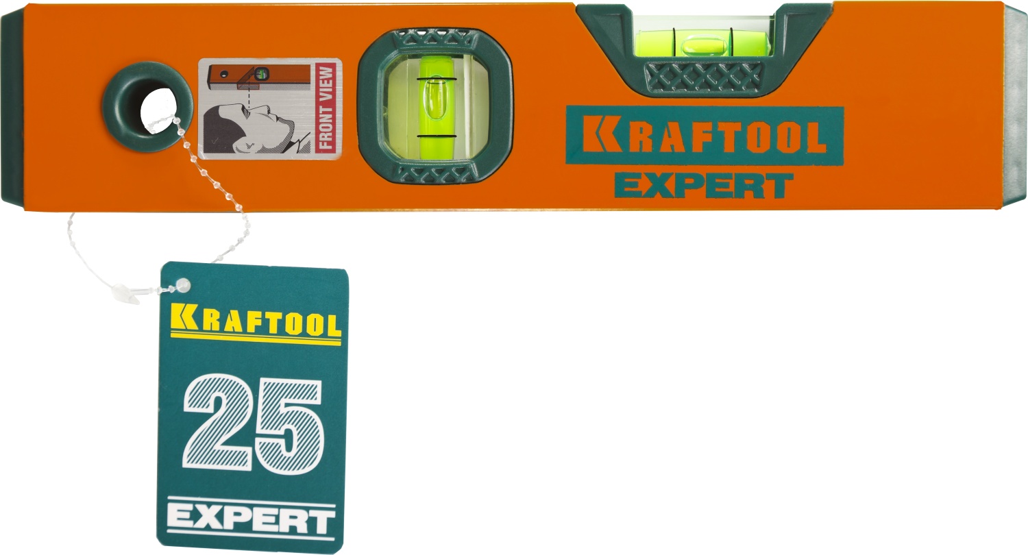 KRAFTOOL EXPERT 250 мм, уровень с зеркальным глазком. фрезерованный, точность 0.5 мм/м, 34710-025_z01 купить по цене 215 ₽ в интернет магазине ТЕХСАД