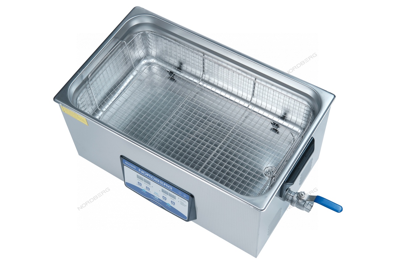 Ванна ультразвуковая с цифровым управлением и подогревом, 22,0 л NORDBERG NU220D купить по цене 53&nbsp;183 ₽ в интернет магазине ТЕХСАД