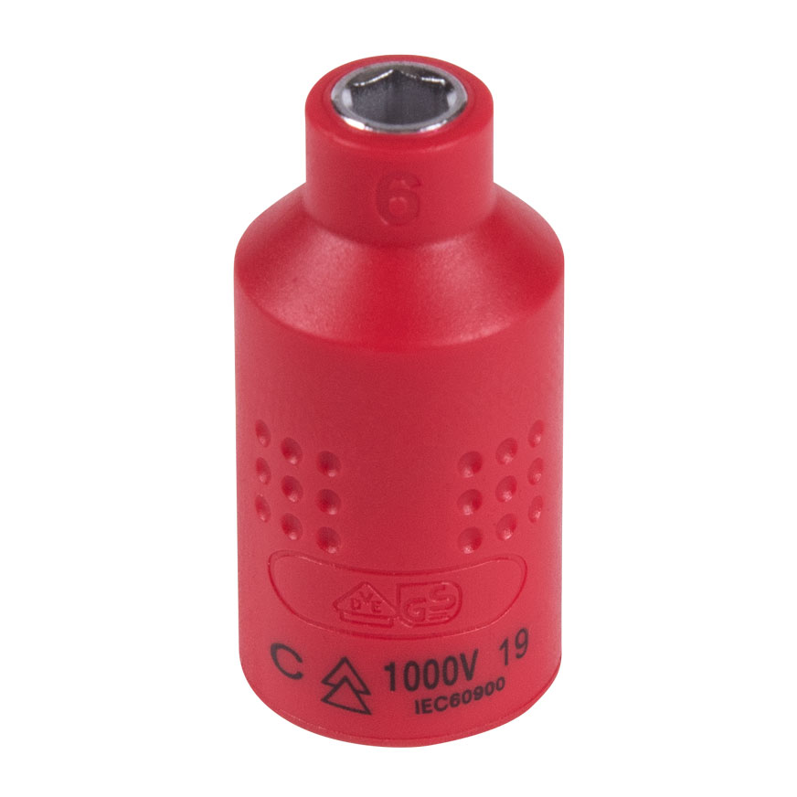 Головка торцевая диэлектрическая шестигранная 3/8'', 6 мм KING TONY 3335VE06M купить по цене 750 ₽ в интернет магазине ТЕХСАД