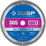 ЗУБР 305 х 30 мм, 100Т, диск пильный по алюминию Мультирез 36907-305-30-100_z01 купить по цене 3&nbsp;740 ₽ в интернет магазине ТЕХСАД