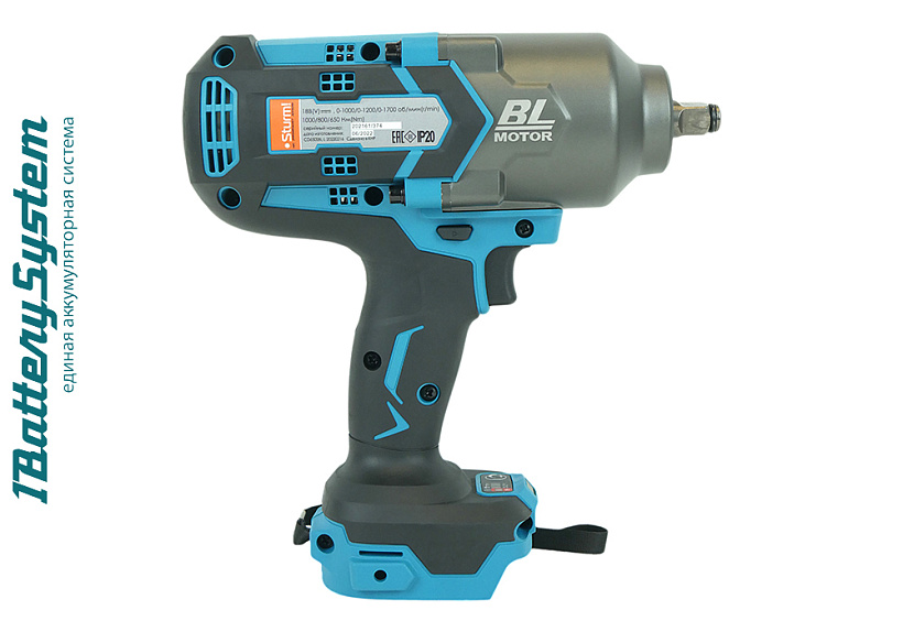 Аккумуляторный гайковерт Sturm! CD650SBL 1BatterySystem купить по цене 25&nbsp;990 ₽ в интернет магазине ТЕХСАД