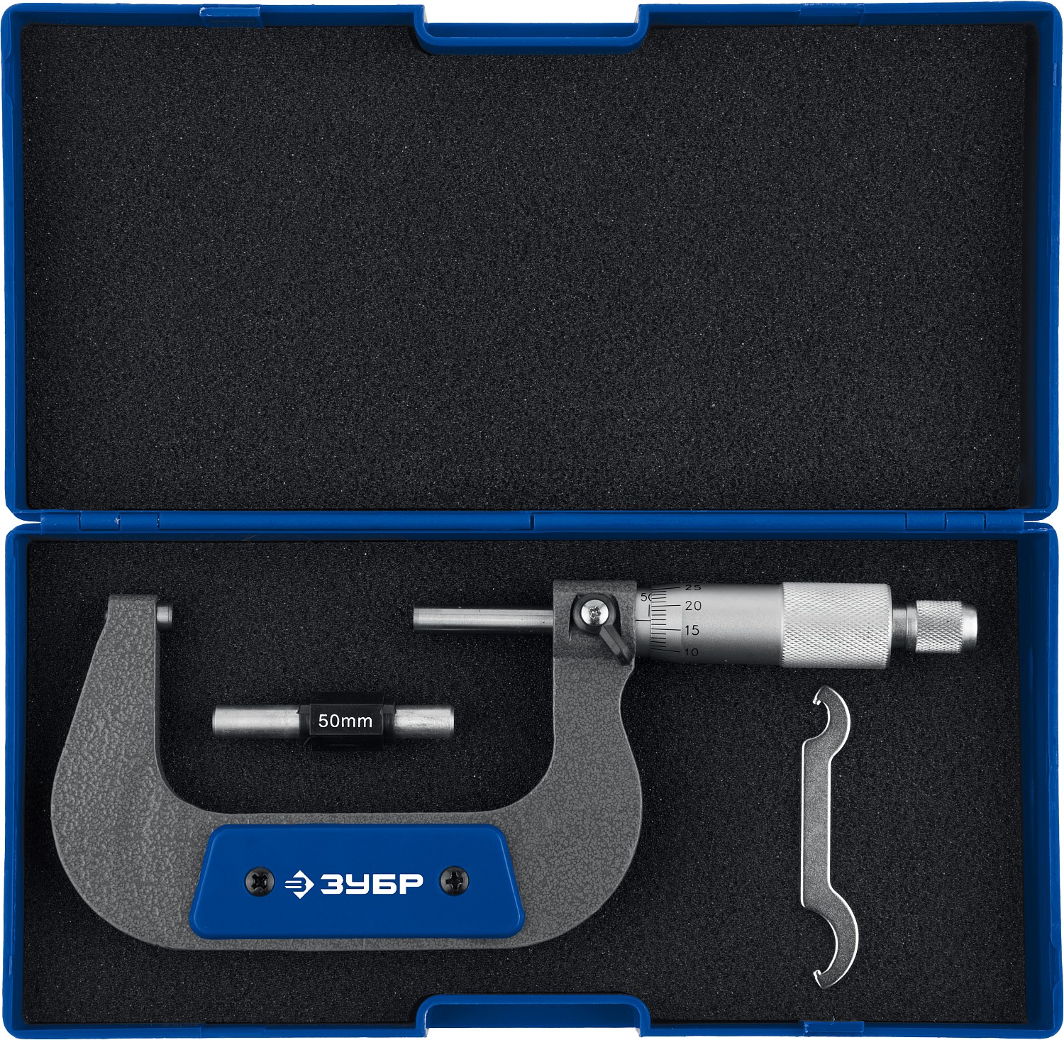 ЗУБР 50-75 мм, микрометр механический МК 75 34480-75_z02 Профессионал купить по цене 3&nbsp;560 ₽ в интернет магазине ТЕХСАД