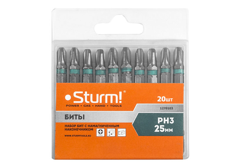 Биты Sturm! 1270103 купить по цене 220 ₽ в интернет магазине ТЕХСАД