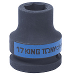 Головка торцевая ударная шестигранная 3/4'', 17 мм KING TONY 653517M купить по цене 960 ₽ в интернет магазине ТЕХСАД