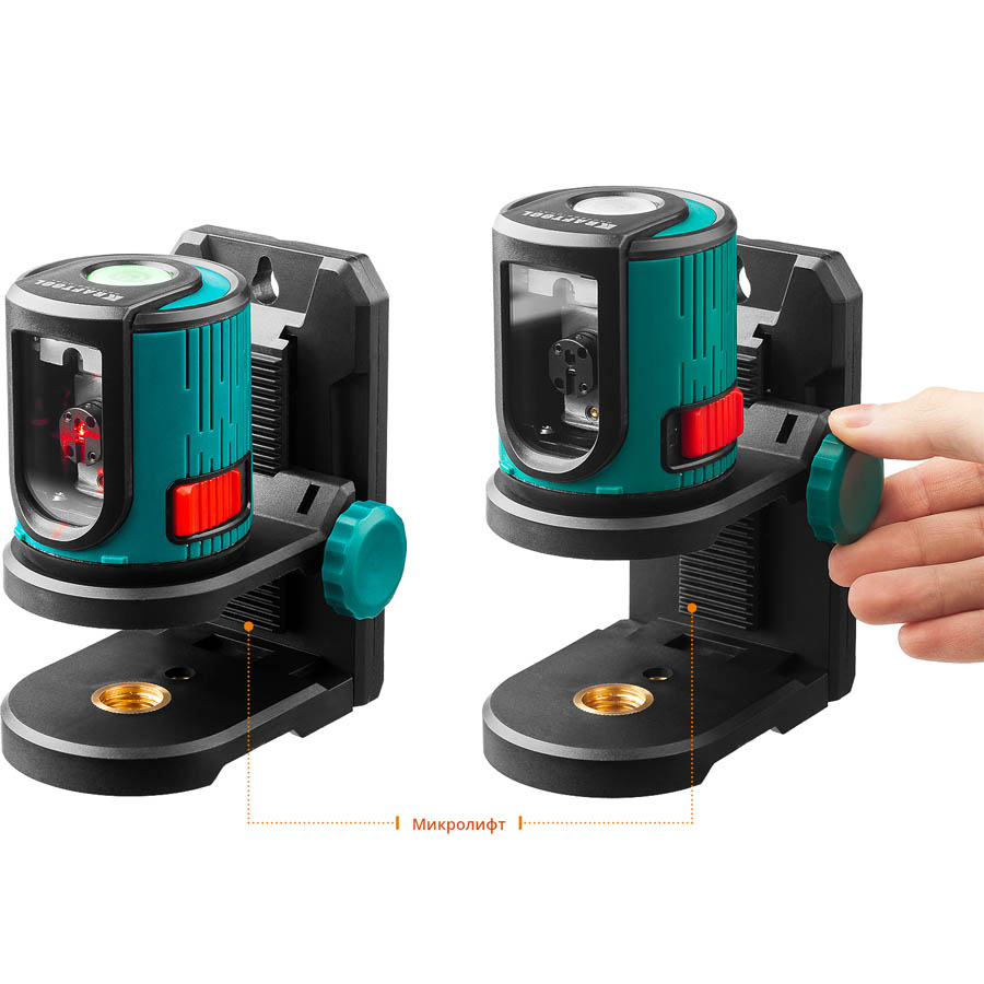 KRAFTOOL линейный лазерный нивелир со штативом и держателем в кейсе CL-20 4 34700-4 Professional купить по цене 6&nbsp;151 ₽ в интернет магазине ТЕХСАД