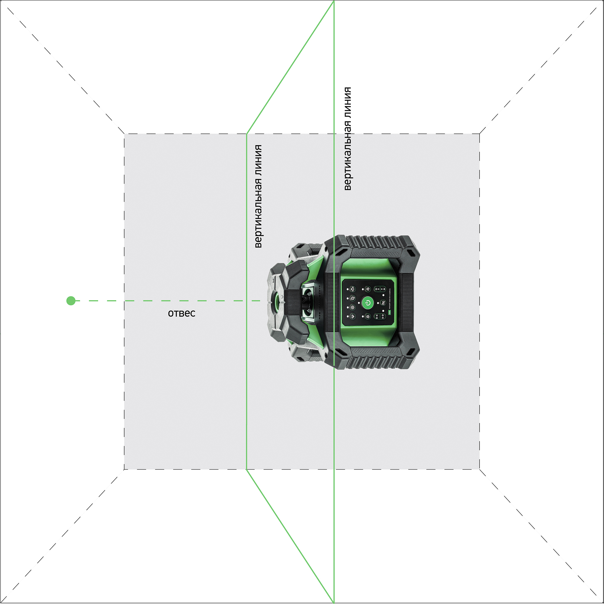 Ротационный лазерный нивелир ADA ROTARY 500 HV-G Servo купить по цене 74&nbsp;990 ₽ в интернет магазине ТЕХСАД