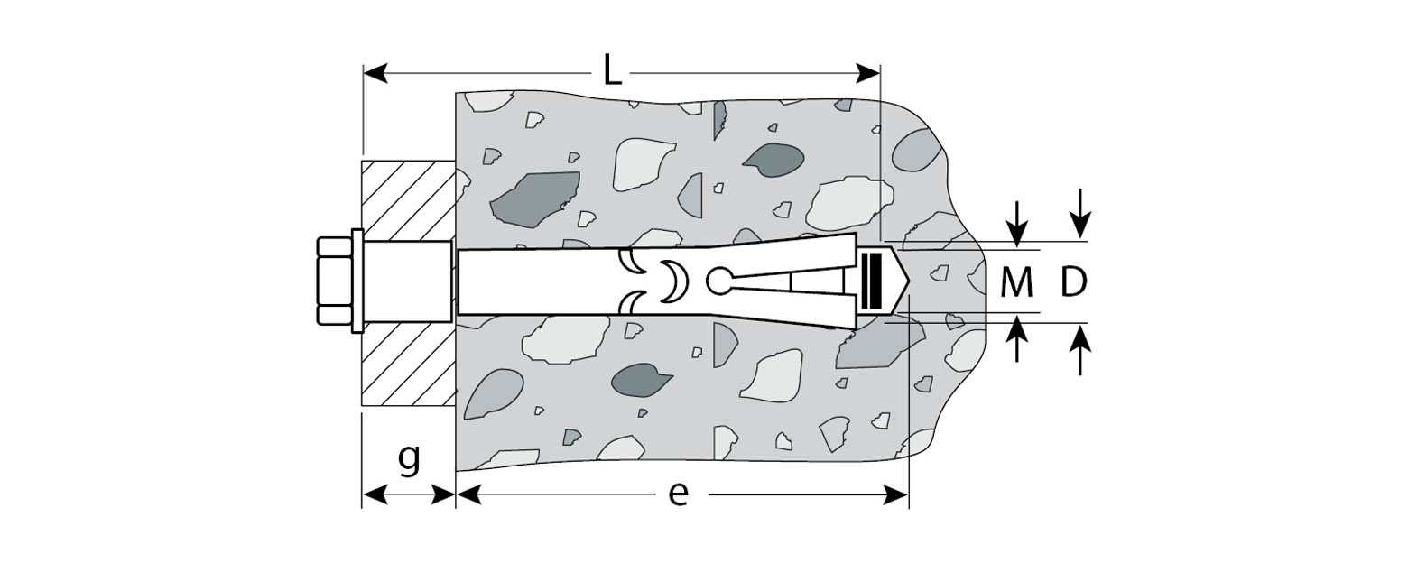ЗУБР 12x100 мм, 25 шт., желтопассивированный, болт анкерный 302312-12-100 купить по цене 1&nbsp;570 ₽ в интернет магазине ТЕХСАД
