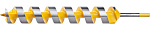STAYER d=52 х 450 мм, HEX хвостовик, сверло по дереву, спираль Левиса ''Spiral'' 29475-450-52 купить по цене 2&nbsp;001 ₽ в интернет магазине ТЕХСАД