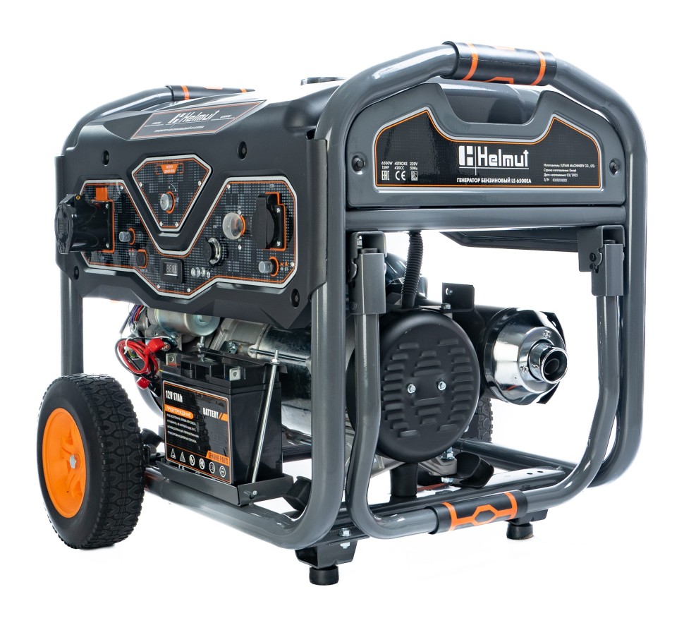 Генератор бензиновый Helmut LS 6500EA купить по цене 69&nbsp;990 ₽ в интернет магазине ТЕХСАД