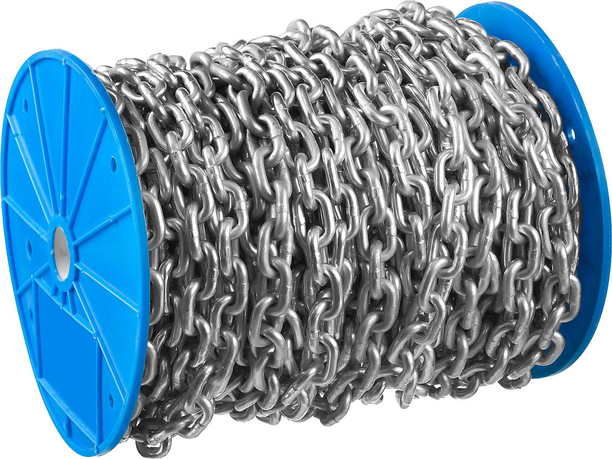 ЗУБР 4 мм, 70 м, цепь короткозвенная, DIN 766 4-304050-04 Профессионал купить по цене 8&nbsp;660 ₽ в интернет магазине ТЕХСАД