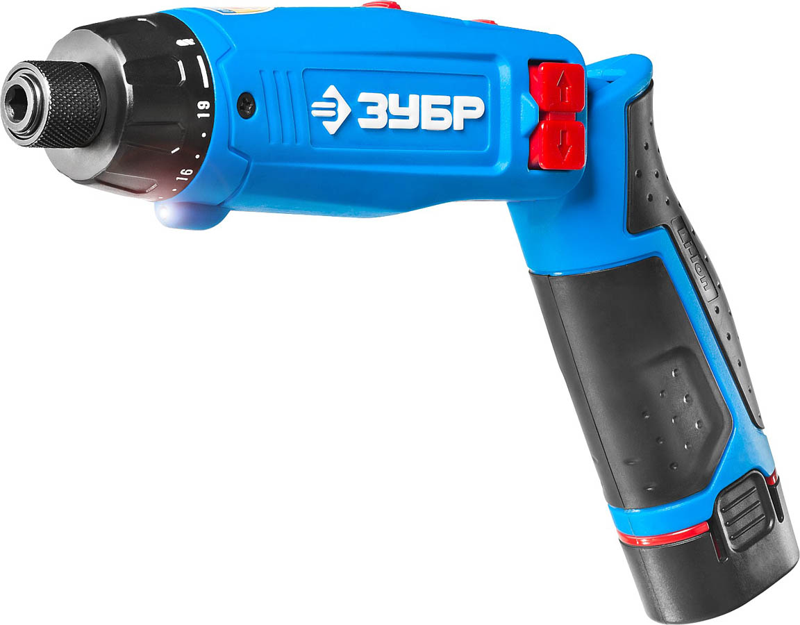 ЗУБР Li-Ion, 7.2В, 2 скор, кейс, отвертка-трансформер ЗО-7.2-Ли КН Профессионал купить по цене 2&nbsp;235 ₽ в интернет магазине ТЕХСАД