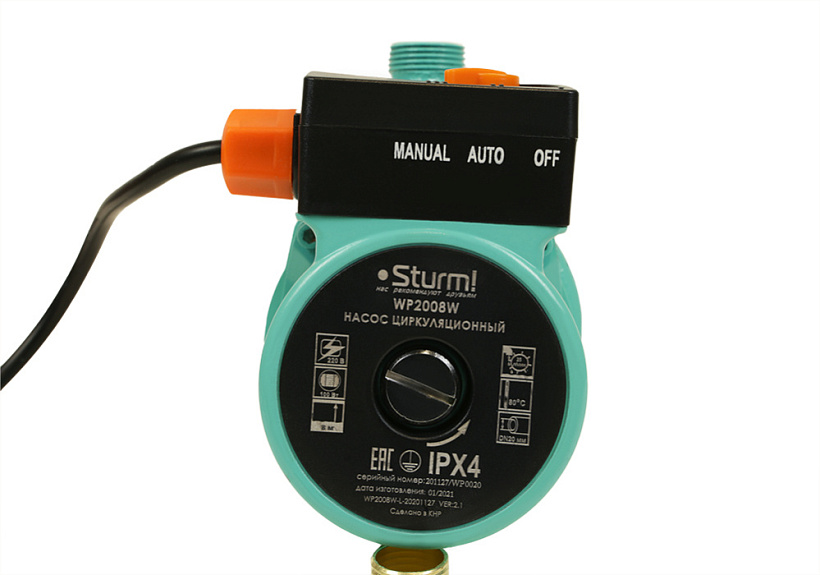 Насос повысительный Sturm! WP2008W купить по цене 3&nbsp;990 ₽ в интернет магазине ТЕХСАД