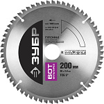 ЗУБР Ø 200 х 30 мм, 60T, диск пильный по алюминию, пластику 36853-200-30-60 Профессионал купить по цене 1&nbsp;108 ₽ в интернет магазине ТЕХСАД