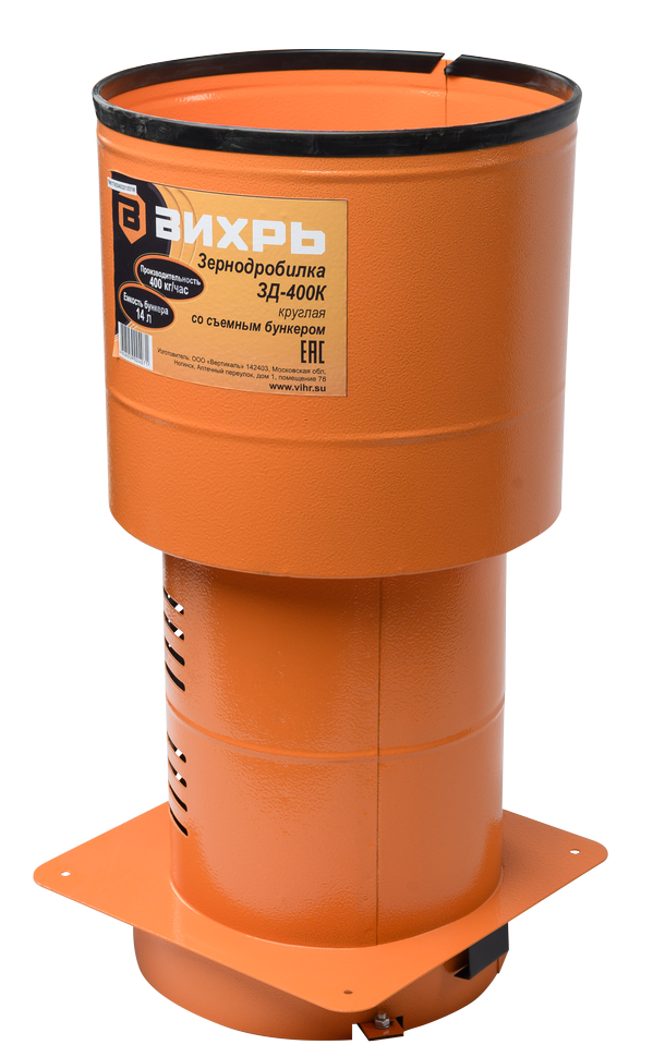 Зернодробилка ВИХРЬ ЗД-400К купить по цене 4&nbsp;890 ₽ в интернет магазине ТЕХСАД