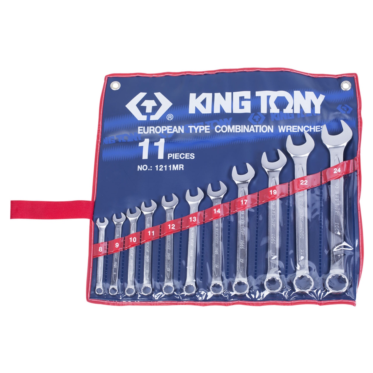 Набор комбинированных ключей, 8-24 мм, 11 предметов KING TONY 1211MR купить по цене 5&nbsp;370 ₽ в интернет магазине ТЕХСАД
