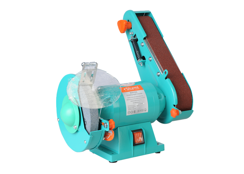 Точильный дисково-ленточный станок Sturm! BG61150 купить по цене 6&nbsp;990 ₽ в интернет магазине ТЕХСАД