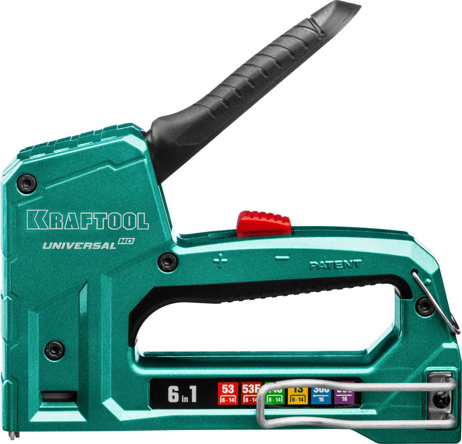 KRAFTOOL 6-в-1, тип 53, 53F, 140, 13, 300, 500, степлер для скоб Universal HD 3188 купить по цене 3&nbsp;290 ₽ в интернет магазине ТЕХСАД