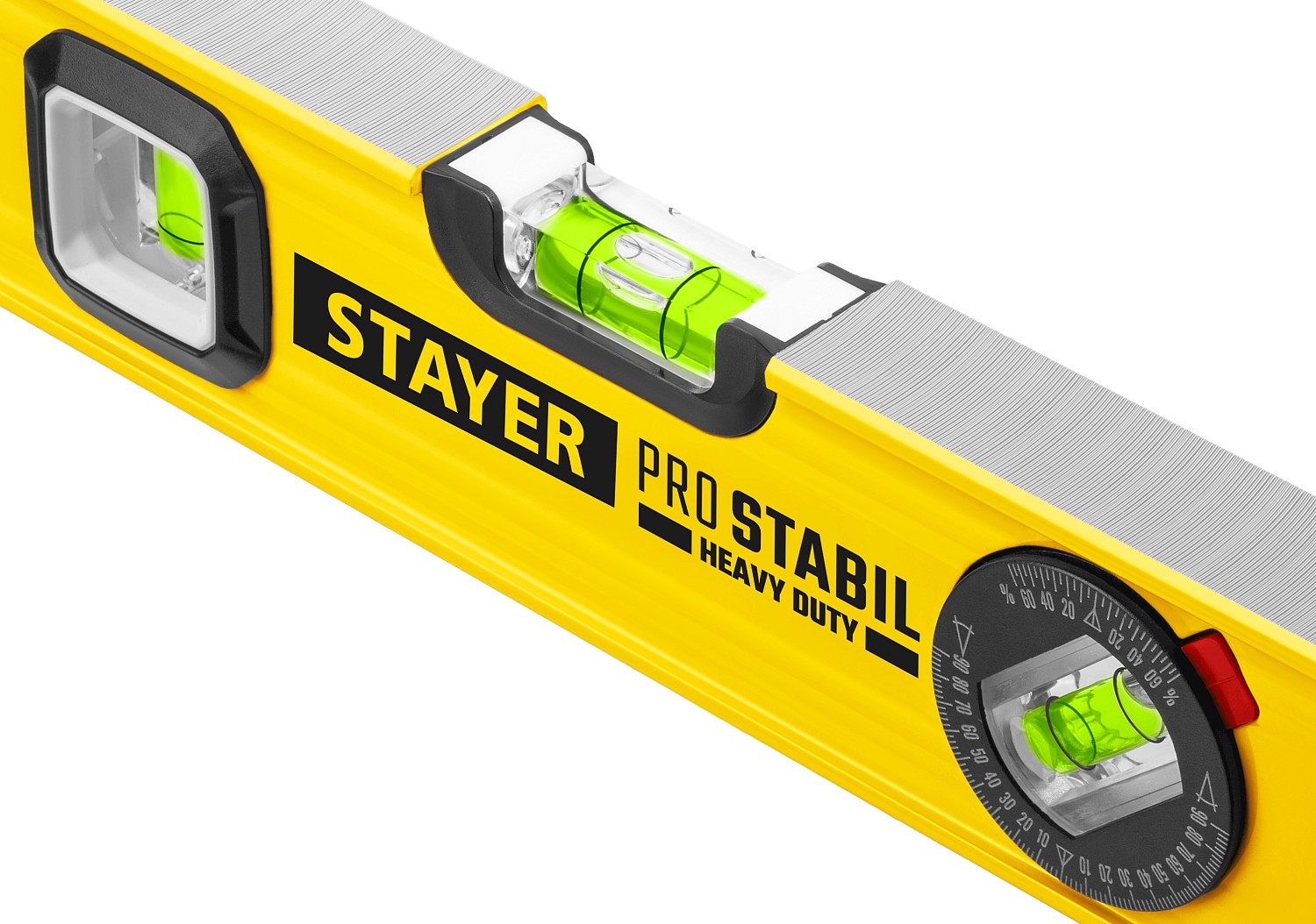 STAYER ProSTABIL 400 мм уровень строительный фрезерованный, 3 глазка, линейка, рукоятки, точность 0.5 мм/м, 3471-040_z02 купить по цене 760 ₽ в интернет магазине ТЕХСАД