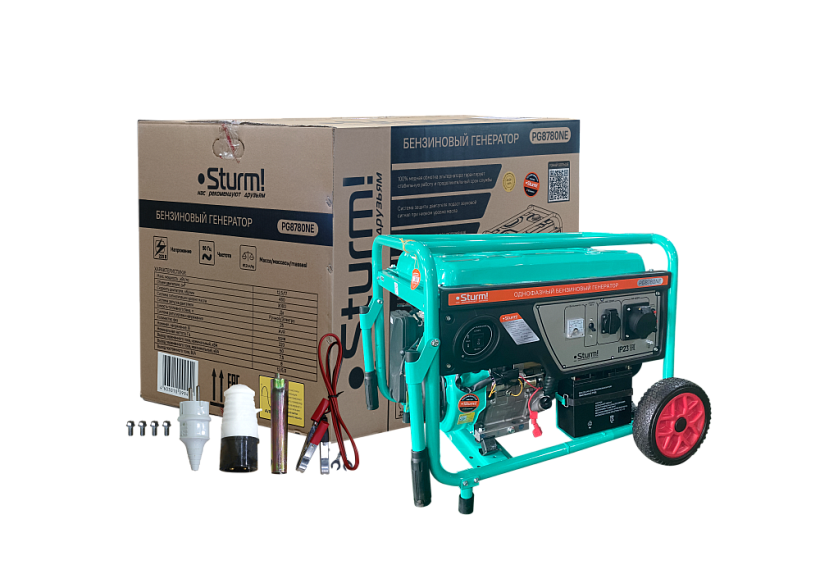Генератор Sturm! PG8780NE купить по цене 72&nbsp;990 ₽ в интернет магазине ТЕХСАД