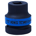Головка торцевая ударная четырехгранная 1'', 17 мм, футорочная KING TONY 851417M купить по цене 1&nbsp;710 ₽ в интернет магазине ТЕХСАД