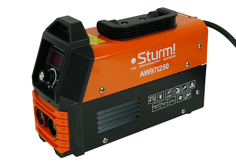 Сварочный инвертор Sturm! AW97I250 купить по цене 9&nbsp;550 ₽ в интернет магазине ТЕХСАД