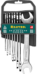 KRAFTOOL 8 шт, 8 - 24 мм, набор ключей гаечных рожковых 27033-H8C_z01 купить по цене 2&nbsp;610 ₽ в интернет магазине ТЕХСАД